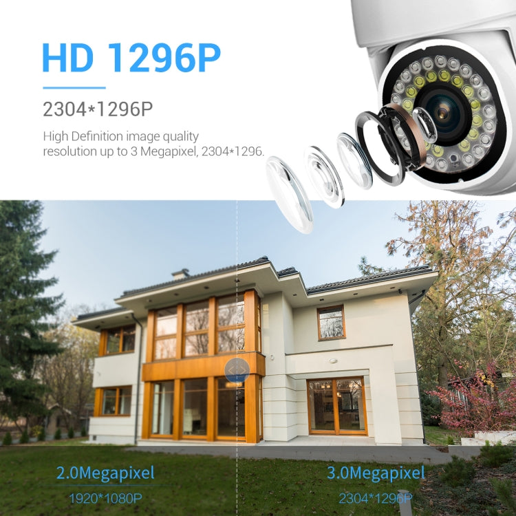 ESCAM PVR007 Telecamera WiFi HD 3MP con visione notturna