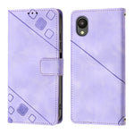 Custodia per telefono in pelle goffrata effetto pelle, For Samsung Galaxy A23 JP Version, For Samsung Galaxy A24 4G, For Xiaomi Poco X5 5G/Redmi Note 12 China/Redmi Note 12 Global, For Xiaomi Poco X5 Pro 5G/Redmi Note 12 Pro Speed