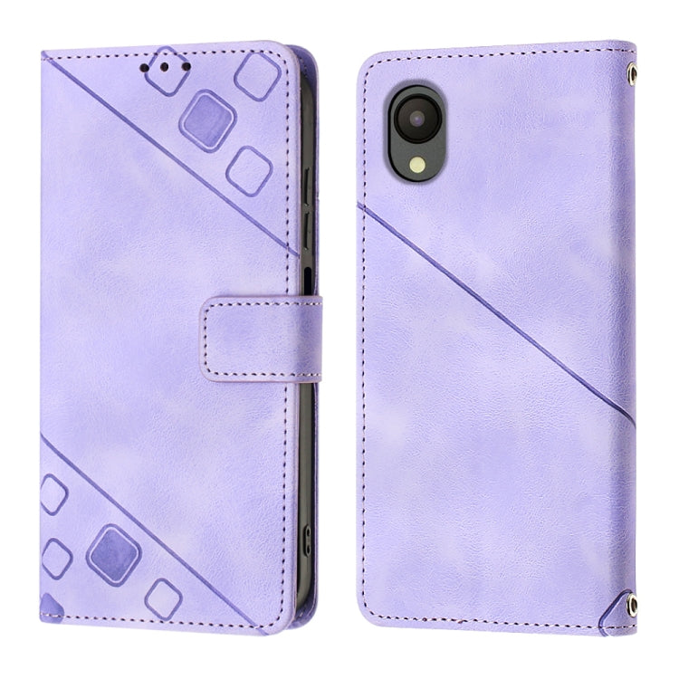 Custodia per telefono in pelle goffrata effetto pelle, For Samsung Galaxy A23 JP Version, For Samsung Galaxy A24 4G, For Xiaomi Poco X5 5G/Redmi Note 12 China/Redmi Note 12 Global, For Xiaomi Poco X5 Pro 5G/Redmi Note 12 Pro Speed