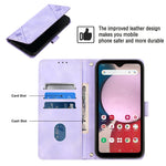 Custodia per telefono in pelle goffrata effetto pelle, For Samsung Galaxy A23 JP Version, For Samsung Galaxy A24 4G, For Xiaomi Poco X5 5G/Redmi Note 12 China/Redmi Note 12 Global, For Xiaomi Poco X5 Pro 5G/Redmi Note 12 Pro Speed