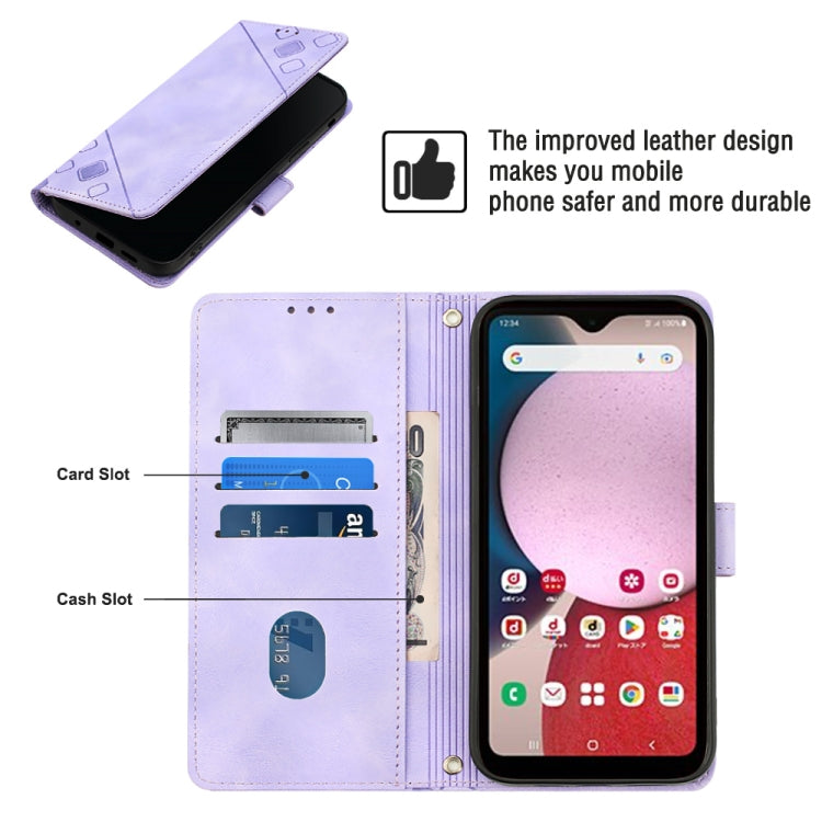 Custodia per telefono in pelle goffrata effetto pelle, For Samsung Galaxy A23 JP Version, For Samsung Galaxy A24 4G, For Xiaomi Poco X5 5G/Redmi Note 12 China/Redmi Note 12 Global, For Xiaomi Poco X5 Pro 5G/Redmi Note 12 Pro Speed