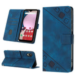 Custodia per telefono in pelle goffrata effetto pelle, For Samsung Galaxy A23 JP Version, For Samsung Galaxy A24 4G, For Xiaomi Poco X5 5G/Redmi Note 12 China/Redmi Note 12 Global, For Xiaomi Poco X5 Pro 5G/Redmi Note 12 Pro Speed