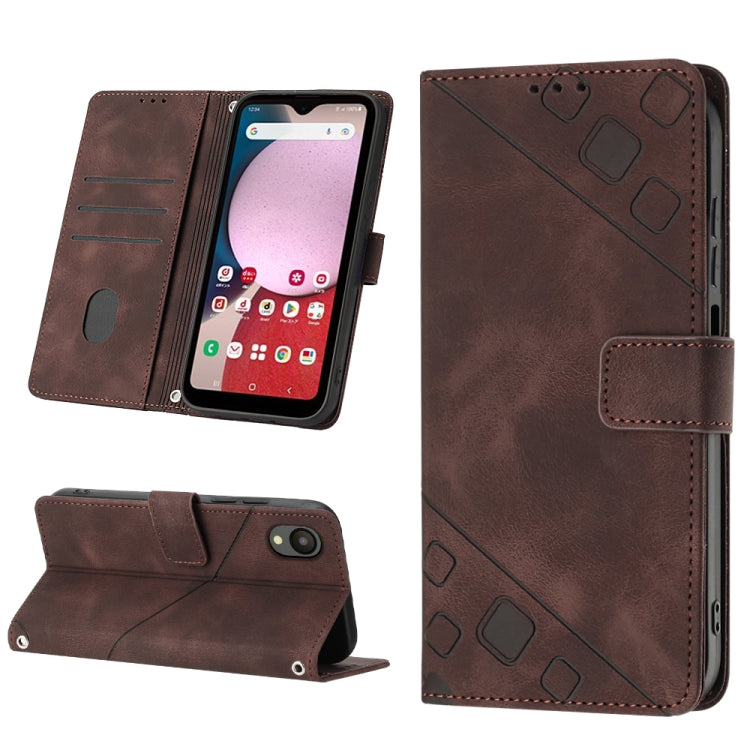 Custodia per telefono in pelle goffrata effetto pelle, For Samsung Galaxy A23 JP Version, For Samsung Galaxy A24 4G, For Xiaomi Poco X5 5G/Redmi Note 12 China/Redmi Note 12 Global, For Xiaomi Poco X5 Pro 5G/Redmi Note 12 Pro Speed