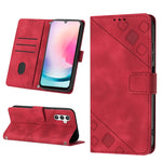 Custodia per telefono in pelle goffrata effetto pelle, For Samsung Galaxy A23 JP Version, For Samsung Galaxy A24 4G, For Xiaomi Poco X5 5G/Redmi Note 12 China/Redmi Note 12 Global, For Xiaomi Poco X5 Pro 5G/Redmi Note 12 Pro Speed