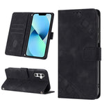 Custodia per telefono in pelle goffrata effetto pelle, For Samsung Galaxy A23 JP Version, For Samsung Galaxy A24 4G, For Xiaomi Poco X5 5G/Redmi Note 12 China/Redmi Note 12 Global, For Xiaomi Poco X5 Pro 5G/Redmi Note 12 Pro Speed