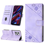 Custodia per telefono in pelle goffrata effetto pelle, For Samsung Galaxy A23 JP Version, For Samsung Galaxy A24 4G, For Xiaomi Poco X5 5G/Redmi Note 12 China/Redmi Note 12 Global, For Xiaomi Poco X5 Pro 5G/Redmi Note 12 Pro Speed