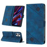 Custodia per telefono in pelle goffrata effetto pelle, For Samsung Galaxy A23 JP Version, For Samsung Galaxy A24 4G, For Xiaomi Poco X5 5G/Redmi Note 12 China/Redmi Note 12 Global, For Xiaomi Poco X5 Pro 5G/Redmi Note 12 Pro Speed