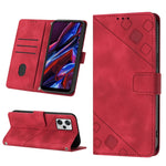 Custodia per telefono in pelle goffrata effetto pelle, For Samsung Galaxy A23 JP Version, For Samsung Galaxy A24 4G, For Xiaomi Poco X5 5G/Redmi Note 12 China/Redmi Note 12 Global, For Xiaomi Poco X5 Pro 5G/Redmi Note 12 Pro Speed