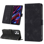 Custodia per telefono in pelle goffrata effetto pelle, For Samsung Galaxy A23 JP Version, For Samsung Galaxy A24 4G, For Xiaomi Poco X5 5G/Redmi Note 12 China/Redmi Note 12 Global, For Xiaomi Poco X5 Pro 5G/Redmi Note 12 Pro Speed