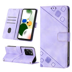 Custodia per telefono in pelle goffrata effetto pelle, For Samsung Galaxy A23 JP Version, For Samsung Galaxy A24 4G, For Xiaomi Poco X5 5G/Redmi Note 12 China/Redmi Note 12 Global, For Xiaomi Poco X5 Pro 5G/Redmi Note 12 Pro Speed