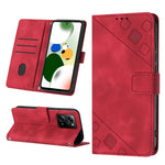 Custodia per telefono in pelle goffrata effetto pelle, For Samsung Galaxy A23 JP Version, For Samsung Galaxy A24 4G, For Xiaomi Poco X5 5G/Redmi Note 12 China/Redmi Note 12 Global, For Xiaomi Poco X5 Pro 5G/Redmi Note 12 Pro Speed