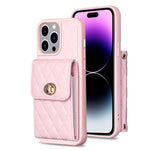 Custodia per telefono in pelle rombica a portafoglio verticale, For iPhone 14, For iPhone 14 Plus, For iPhone 14 Pro, For iPhone 14 Pro Max, For iPhone 13