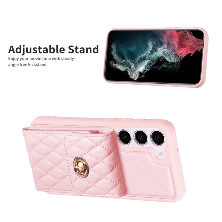 Custodia per telefono in pelle rombica a portafoglio verticale, For Samsung Galaxy S23 5G, For Samsung Galaxy S22+ 5G, For Samsung Galaxy S21 5G, For Samsung Galaxy S21+ 5G