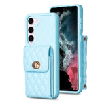 Custodia per telefono in pelle rombica a portafoglio verticale, For Samsung Galaxy S23 5G, For Samsung Galaxy S22+ 5G, For Samsung Galaxy S21 5G, For Samsung Galaxy S21+ 5G