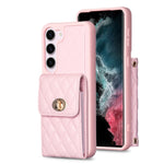 Custodia per telefono in pelle rombica a portafoglio verticale, For Samsung Galaxy S23 5G, For Samsung Galaxy S22+ 5G, For Samsung Galaxy S21 5G, For Samsung Galaxy S21+ 5G
