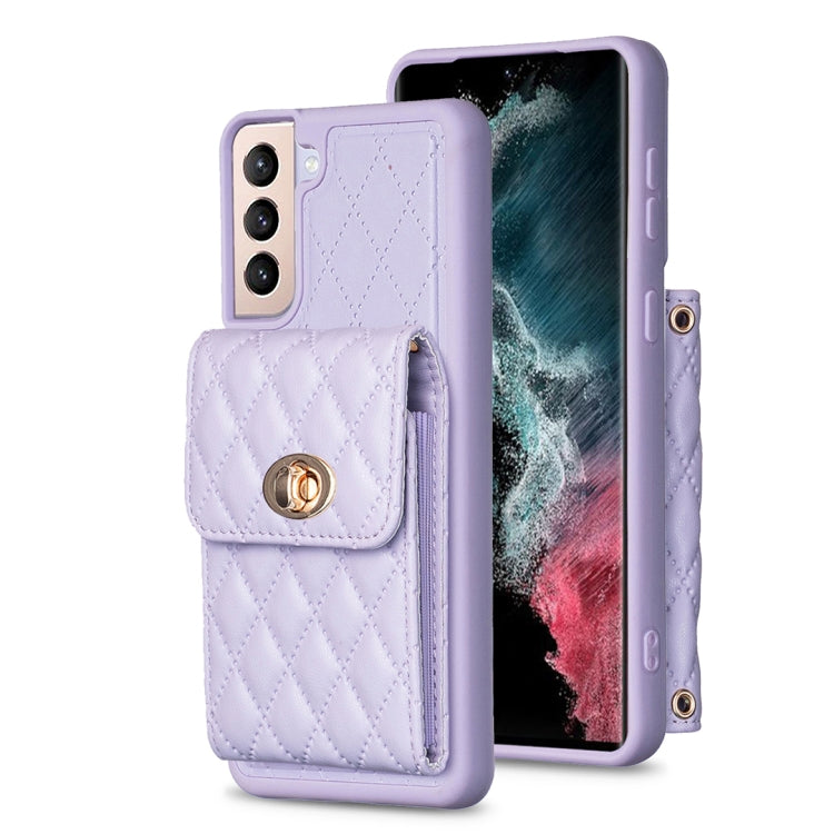 Custodia per telefono in pelle rombica a portafoglio verticale, For Samsung Galaxy S23 5G, For Samsung Galaxy S22+ 5G, For Samsung Galaxy S21 5G, For Samsung Galaxy S21+ 5G
