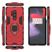 Custodia protettiva anticaduta per PC + TPU con supporto per anello invisibile, For OnePlus 8 Pro, For Xiaomi Redmi Note 9