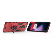 Custodia protettiva anticaduta per PC + TPU con supporto per anello invisibile, For OnePlus 8 Pro, For Xiaomi Redmi Note 9