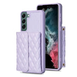 Custodia per telefono in pelle rombica a portafoglio orizzontale, ForFor Samsung Galaxy S23 5G, For Samsung Galaxy S22+ 5G, For Samsung Galaxy S21 5G, For Samsung Galaxy S21+ 5G