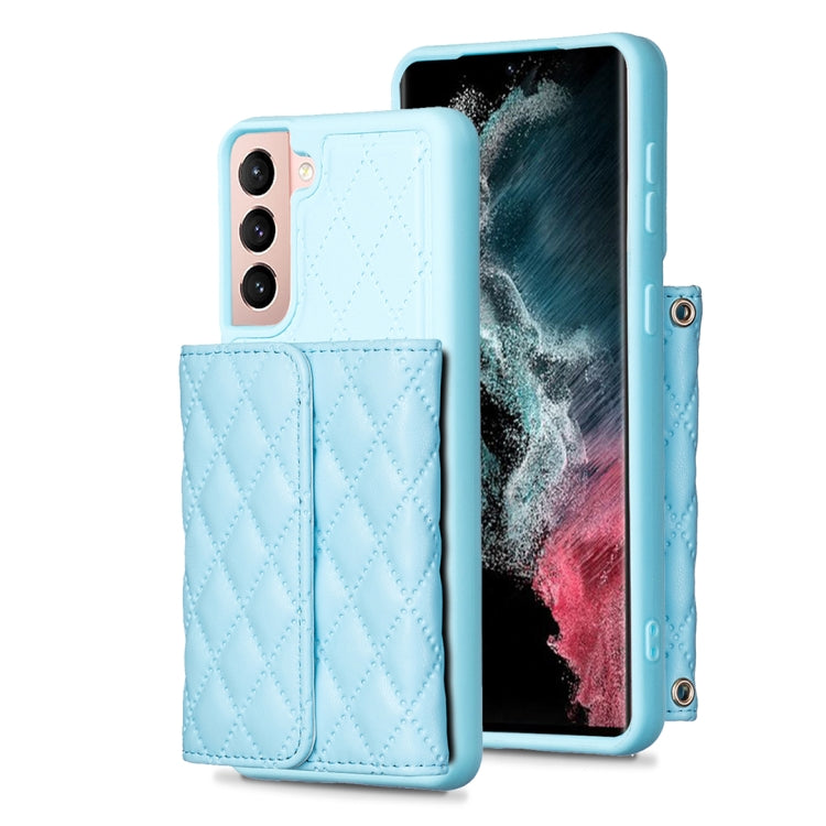 Custodia per telefono in pelle rombica a portafoglio orizzontale, ForFor Samsung Galaxy S23 5G, For Samsung Galaxy S22+ 5G, For Samsung Galaxy S21 5G, For Samsung Galaxy S21+ 5G