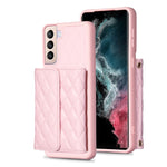 Custodia per telefono in pelle rombica a portafoglio orizzontale, ForFor Samsung Galaxy S23 5G, For Samsung Galaxy S22+ 5G, For Samsung Galaxy S21 5G, For Samsung Galaxy S21+ 5G