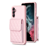 Custodia per telefono in pelle rombica a portafoglio verticale, For Samsung Galaxy S21 Ultra 5G, For Samsung Galaxy A14 4G / 5G