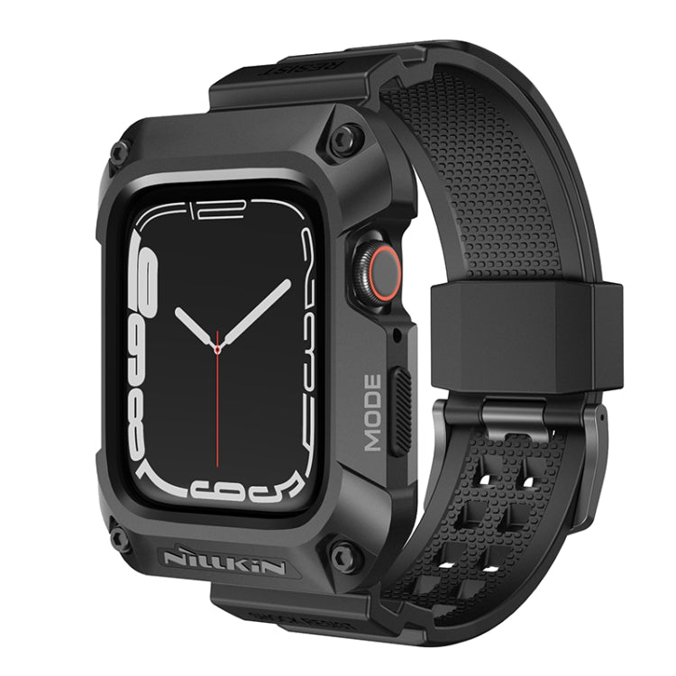 NILLKIN Ruidong serie lega + cinturino integrato in TPU, For Apple Watch Series 8&7 45mm