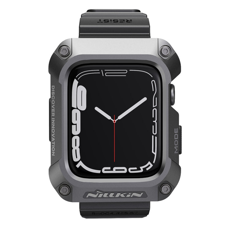 NILLKIN Ruidong serie lega + cinturino integrato in TPU, For Apple Watch Series 8&7 45mm