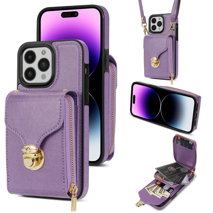 Custodia per telefono a portafoglio con scheda hardware con cerniera, For iPhone 14 Pro Max, For iPhone 14 Pro, For iPhone 14 Plus, For iPhone 14 / 13