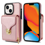 Custodia per telefono a portafoglio con scheda hardware con cerniera, For iPhone 14 Pro Max, For iPhone 14 Pro, For iPhone 14 Plus, For iPhone 14 / 13