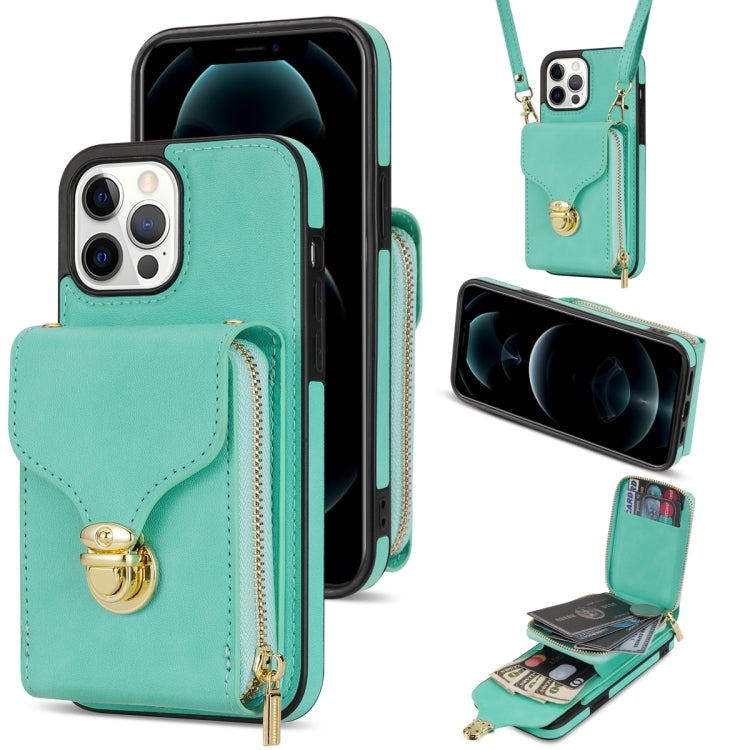 Custodia per telefono a portafoglio con scheda hardware con cerniera, For iPhone 13 Pro Max, For iPhone 13 Pro, For iPhone 12 Pro Max, For iPhone 12 / 12 Pro