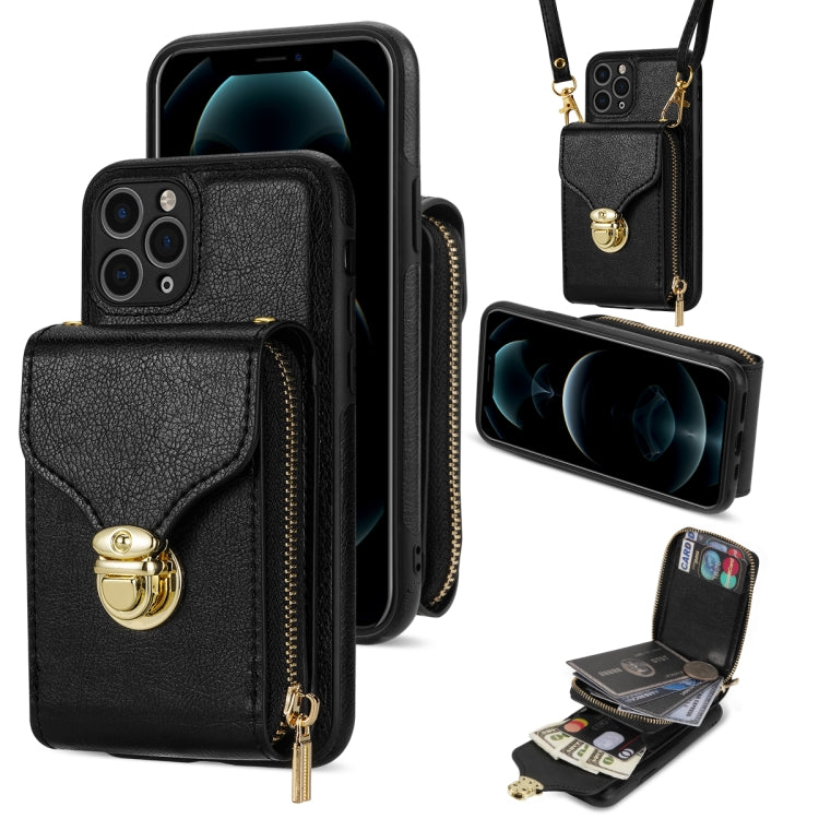Custodia per telefono a portafoglio con scheda hardware con cerniera, For iPhone 11 Pro Max, For iPhone 11 Pro, For iPhone 11, For iPhone 13 mini
