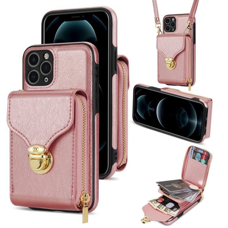Custodia per telefono a portafoglio con scheda hardware con cerniera, For iPhone 11 Pro Max, For iPhone 11 Pro, For iPhone 11, For iPhone 13 mini