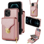 Custodia per telefono a portafoglio con scheda hardware con cerniera, For iPhone 11 Pro Max, For iPhone 11 Pro, For iPhone 11, For iPhone 13 mini
