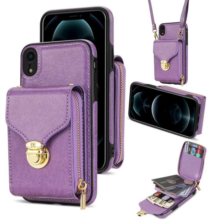 Custodia per telefono a portafoglio con scheda hardware con cerniera, For iPhone 12 mini, For iPhone XS Max, For iPhone XS / X, For iPhone XR