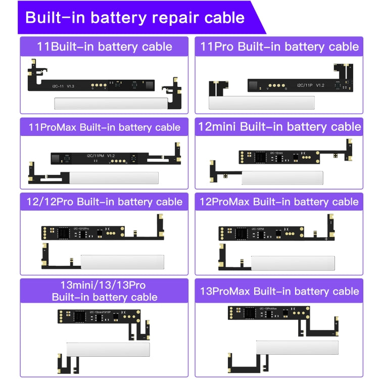 i2C KC01 Strumento completo multifunzione per la riparazione della batteria per iPhone 6-14 Pro Max, Standard Version