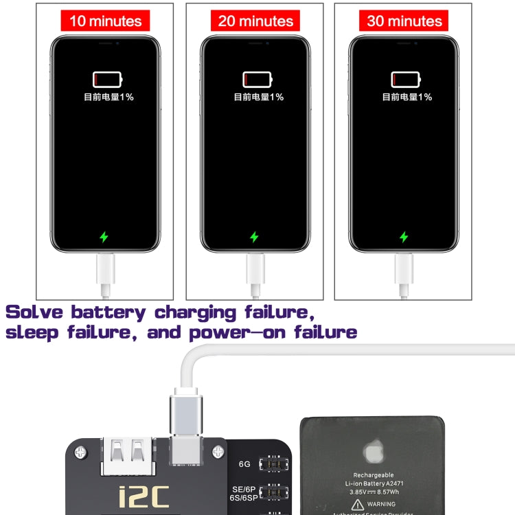 i2C KC01 Strumento completo multifunzione per la riparazione della batteria per iPhone 6-14 Pro Max, Standard Version