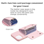 Custodia per telefono in pelle rombica a portafoglio orizzontale, For iPhone 12 Pro Max, For iPhone 11, For iPhone 11 Pro, For iPhone 11 Pro Max