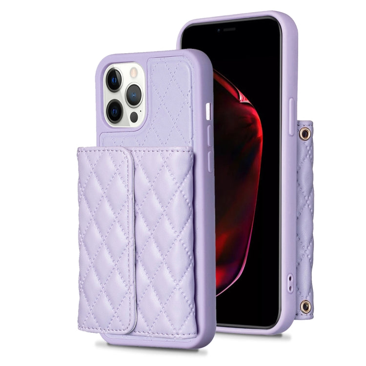 Custodia per telefono in pelle rombica a portafoglio orizzontale, For iPhone 12 Pro Max, For iPhone 11, For iPhone 11 Pro, For iPhone 11 Pro Max