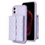 Custodia per telefono in pelle rombica a portafoglio orizzontale, For iPhone 12 Pro Max, For iPhone 11, For iPhone 11 Pro, For iPhone 11 Pro Max