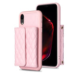 Custodia per telefono in pelle rombica a portafoglio orizzontale, For iPhone X / XS, For iPhone XR, For iPhone XS Max, For iPhone SE 2022 / SE 2020 / 7 / 8