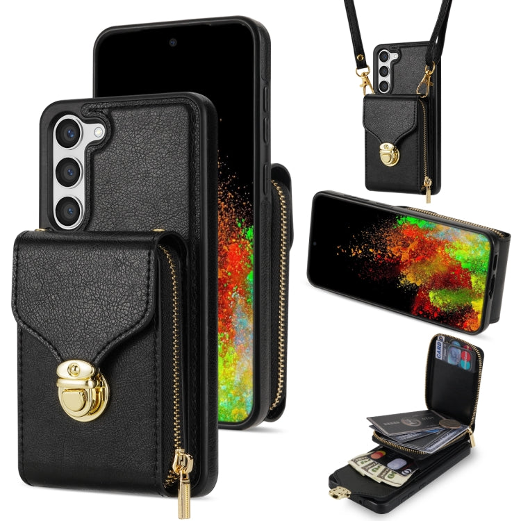 Custodia per telefono a portafoglio con scheda hardware con cerniera, For Samsung Galaxy S23 Ultra 5G, For Samsung Galaxy S23+ 5G, For Samsung Galaxy S23 5G, For Samsung Galaxy S22 Ultra 5G