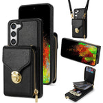 Custodia per telefono a portafoglio con scheda hardware con cerniera, For Samsung Galaxy S23 Ultra 5G, For Samsung Galaxy S23+ 5G, For Samsung Galaxy S23 5G, For Samsung Galaxy S22 Ultra 5G