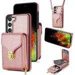 Custodia per telefono a portafoglio con scheda hardware con cerniera, For Samsung Galaxy S23 Ultra 5G, For Samsung Galaxy S23+ 5G, For Samsung Galaxy S23 5G, For Samsung Galaxy S22 Ultra 5G