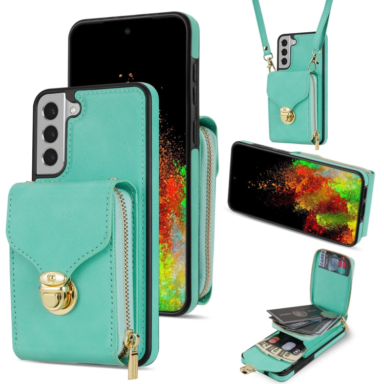 Custodia per telefono a portafoglio con scheda hardware con cerniera, For Samsung Galaxy S22+ 5G, For Samsung Galaxy S22 5G, For Samsung Galaxy S21 FE 5G, For Samsung Galaxy S21+ 5G