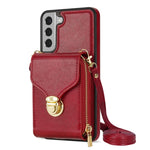 Custodia per telefono a portafoglio con scheda hardware con cerniera, For Samsung Galaxy S21 5G, For Samsung Galaxy S21 Ultra 5G, For Samsung Galaxy S20, For Samsung Galaxy S20+