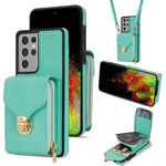 Custodia per telefono a portafoglio con scheda hardware con cerniera, For Samsung Galaxy S21 5G, For Samsung Galaxy S21 Ultra 5G, For Samsung Galaxy S20, For Samsung Galaxy S20+