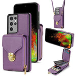 Custodia per telefono a portafoglio con scheda hardware con cerniera, For Samsung Galaxy S21 5G, For Samsung Galaxy S21 Ultra 5G, For Samsung Galaxy S20, For Samsung Galaxy S20+