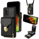 Custodia per telefono a portafoglio con scheda hardware con cerniera, For Samsung Galaxy S20 FE, For Samsung Galaxy A51, For Samsung Galaxy Note20 Ultra, For Samsung Galaxy A54 5G