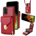 Custodia per telefono a portafoglio con scheda hardware con cerniera, For Samsung Galaxy S20 FE, For Samsung Galaxy A51, For Samsung Galaxy Note20 Ultra, For Samsung Galaxy A54 5G